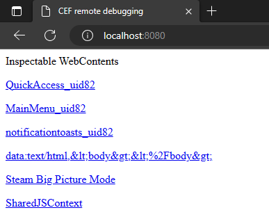 Cef Tab Names